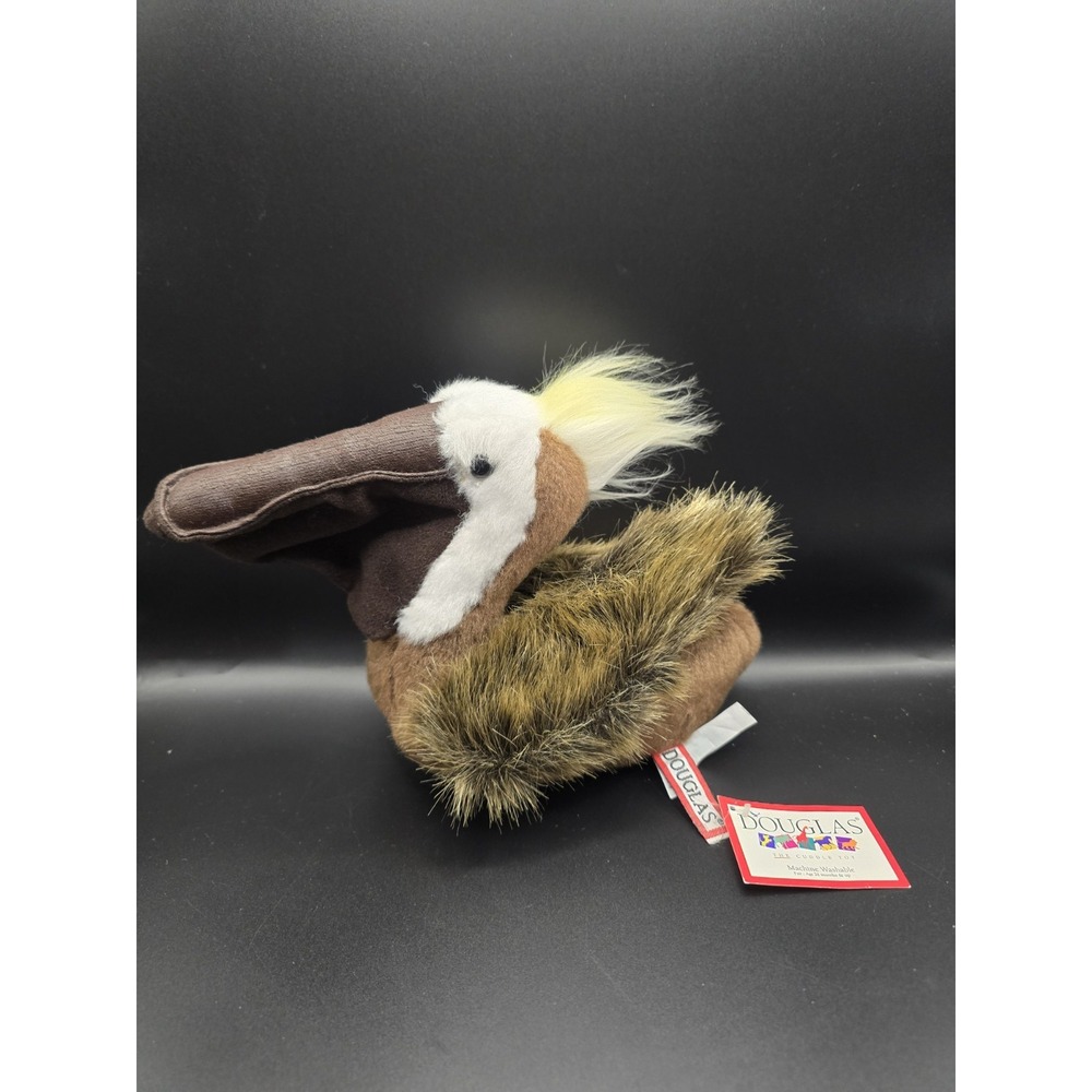 Douglas Cuddle Toys Beachy Pelican 4085 Stuffed Animal Toy Brand Brown Beak NWT